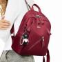 KBW601 Hot Sale Girl Oxford Cloth Shoulder Bag Ladies Out Travel Backpack Lightweight Leisure Multi-zipper Fashion Women Bag Cus