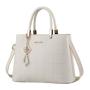 Bags for Women Large-Capacity Plaid Handbag Embroidered Shoulder Messenger Bag Fashionable Lady Style for Middle-Aged Mothers
