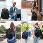 LOVEVOOK Water Resistant College School Student Bookbag Anti Theft Work Daypack 15.6 Inch Travel Laptop Backpacks for Women Men