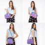 Lovevook 2021 New famous designer Geometric luminous shoulder bags lady fashion pu leather reflective handbags women