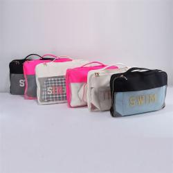 Keymay Custom Private Logo Travel Accessories Laundry Pouch 4PCS Packing Cubes Set Compression Travel Cubes