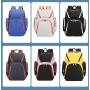 HR161 Printed Logo Multifunctional Basketball Bag Canvas Fashionable Travel Football Training Bag Individual Student Backpack