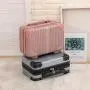 HR753 Handheld Suitcase Small Luggage Box Cute Women's Makeup Box 14 Inch Small Lightweight Travel Box Mini Storage Bag