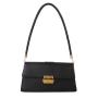 Foreign female  autumn and winter new stone grain shoulder  Korean version of fashion simple locking underarm bag female