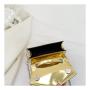 KBW710 Women Bag New Fashion Patent Leather Glossy Handheld Single Shoulder Crossbody Bag Ladies Stone Pattern Square Bag