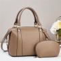 2024 New wholesale women's bags set brand Ladies fashion High Quality PU leather luxury purses and handbags with wallet