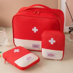 SN056 Outdoor First Aid Bag 3 in 1 Emergency Convenient Medical Kit Bag Oxford Cloth Hanging Portable Medicine Storage Bag
