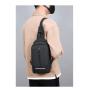 ZX023 Sports Chest Bag Men's One Shoulder Crossbody Bag Nylon Side Crossbody Sling Bag with Adjustable Strap for Running