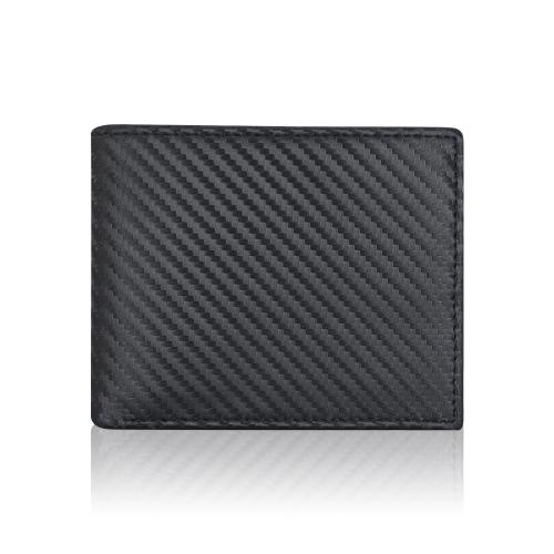 Men PU Leather Wallet RFID Blocking Card Holder Wallet With Flap