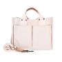 Custom Printed Logo Eco Friendly Crossbody Portable Canvas Cotton Shopping Bag
