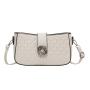 2024 new fashion texture women's messenger bag retro plaid small leisure shoulder bag candy color crossbody bag