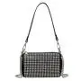 HR526 Popular Bright Diamond Small Pillow Type Bag Luxury Ladies New Dinner Party Clutch Bag Women's Trendy Chain Crossbody Bag