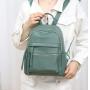 2024 New Genuine leather bag computer bags large capacity backpack men and women simple leisure backpack
