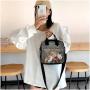 2021 Stylish hot selling ita shoulder tote bag custom transparent PVC clear ita bag