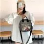 2021 Stylish hot selling ita shoulder tote bag custom transparent PVC clear ita bag