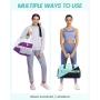 LOVEVOOK Sucipi 45L large sports Duffel Bags with Shoes Compartment for women men Fitness Swimming Yoga Travel luggage bags