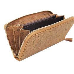 Vegan Cork Wallets Purse Handbags for Womens Eco Friendly Cork Clutch Bag
