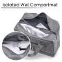 Gelory China Wholesale Women And Men Travel Duffel Bag Gym Sports Bag with Shoe Compartment
