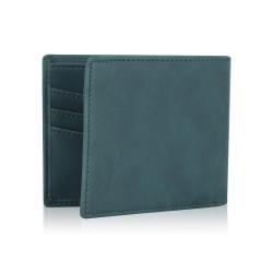 Wholesale Custom Wallet for Men-Genuine Leather RFID Blocking Bifold Stylish Wallet With ID Window