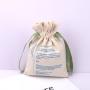 High Quality Cotton Canvas Gift Packaging Dust Bag Custom Natural Cotton Drawstring Jewelry Cosmetic Pouch