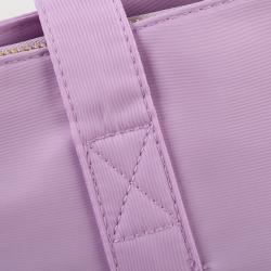 Hot Sale Stock Fashion Nylon Waterproof Zipper Portable Tote Shopping Bag Tote Custom Logo Tote Bags For Ladies