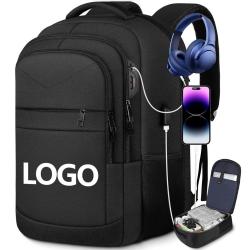 customized logo outdoor travel leisure school bag pack mochilas manufacturer men sport smart business laptop backpack with usb