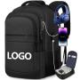 customized logo outdoor travel leisure school bag pack mochilas manufacturer men sport smart business laptop backpack with usb