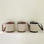 2024 New Design Simple Canvas  Bucket Bag Ladies Hand Shoulder Bag Coffee Brown Black Bucket Bag For Ladies