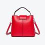 2024 Custom Logo Genuine Real Leather Bucket Bag Handbag For Women Ladies Luxury