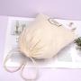 Eco-Friendly Muslin Cotton Drawstring Dust Pouch For Packaging Shoe Custom Organic Cotton Shopping Shoe Bag