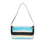 New Fashion custom logo Shoulder Underarm Bag Simple Blank Small Square Bag Transparent Laser Ladies see through bag