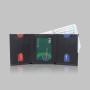 Minimalist Design Genuine Leather Wallet Card Holder RFID Slim Men Genuine Leather Trifold Wallet