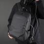 ZR833 New Backpack Laptop Bag PU Waterproof Fabric USB Charge Large High Quality Zipper Backpack Business Schoolbag Travel