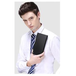 HR331 Business Men's Long Wallet PU Leather Sequin Zipper Hidden Pocket Buckle Wallet Purse Men's Wrist Strap Card Holder Clip