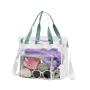 Waterproof swimming bag dry wet separate fitness bag large PVC transparent bag