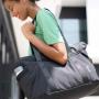 ZF101 Ladies Daily Tote Bag Nylon Leisure Sports Travel Shoulder Bag Can Put Yoga Mat Handbag Waterproof
