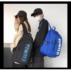 HR051 Teenager Fashion School Bag College Students Nylon Leisure Laptop Backpack Popular Letter Mobile Phone Multiple Bags