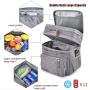 Custom Printed High Quality Multi Layer Lunch Food Bag Office Portable Insulated Cooler Bag for Camping Hiking