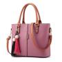 2023 Fashion Litchi Handbag Large Capacity Casual Women's Shoulder Bag Tassel Luxury Messenger Bag