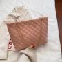 Women Tote Bag Large Capacity Ladies Bag Fashion Chain Ladies Hand Bags Handbags New Luxury Arrival Diamond Lattice for Women PU