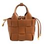2024 New Designer Weave Bucket Hand Bag Women Cowhide Leather Shoulder Bag Retro Style Ladies Handbags Crossbody 2 in 1 Sets