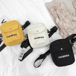 Wholesale Fashion Adjustable Shoulder Straps Canvas Crossbody Bag Versatile Letter Small Shoulder Bag