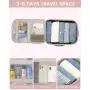 LOVEVOOK 2024 quilted office computer travel fashion laptop backpack bag large 40L carry on flight approved travel men backpacks