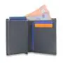 RFID Blocking Pop Up Card Holder Aluminum Card Case Slim Leather Wallet