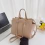 2024 new Korean version of large-capacity texture crossbody women's bags net red female niche bags pure color simple casual hand