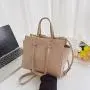 2024 new Korean version of large-capacity texture crossbody women's bags net red female niche bags pure color simple casual hand