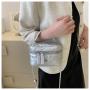Rhombic grid embroidered thread fashionable mini small bag for women, handbag, new style for summer, shoulder crossbody