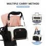 LOVEVOOK Factory Wholesale 3pcs high quality multi function baby diaper tote bag travel portable nappy mommy bag with cooler bag