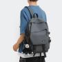 KBW477 Schoolbag Unisex New College Students Shoulder Backpack Fashion Good Quality PU Trend Out Travel Backpack