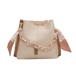 ZR025 Women's New Fashion Chain Portable Shoulder Bag With Advanced Sense Of Western-style Cross-body Bucket Bag In Summer